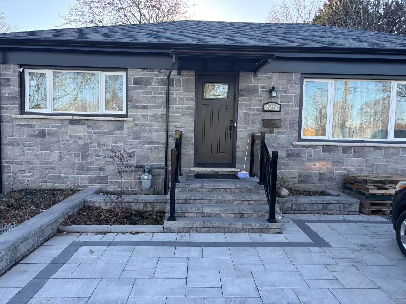 landscape pavement driveway