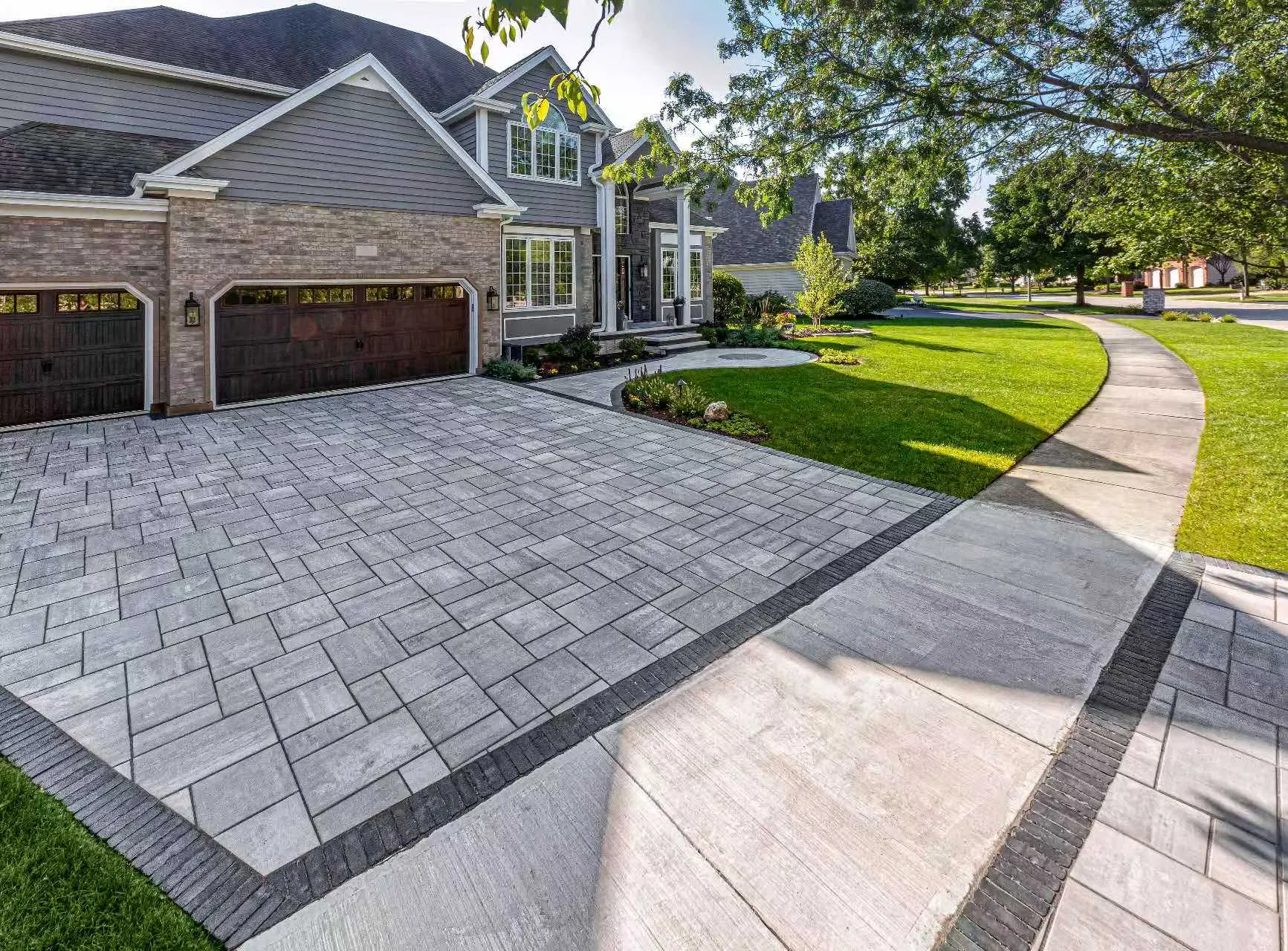 landscape pavement driveway