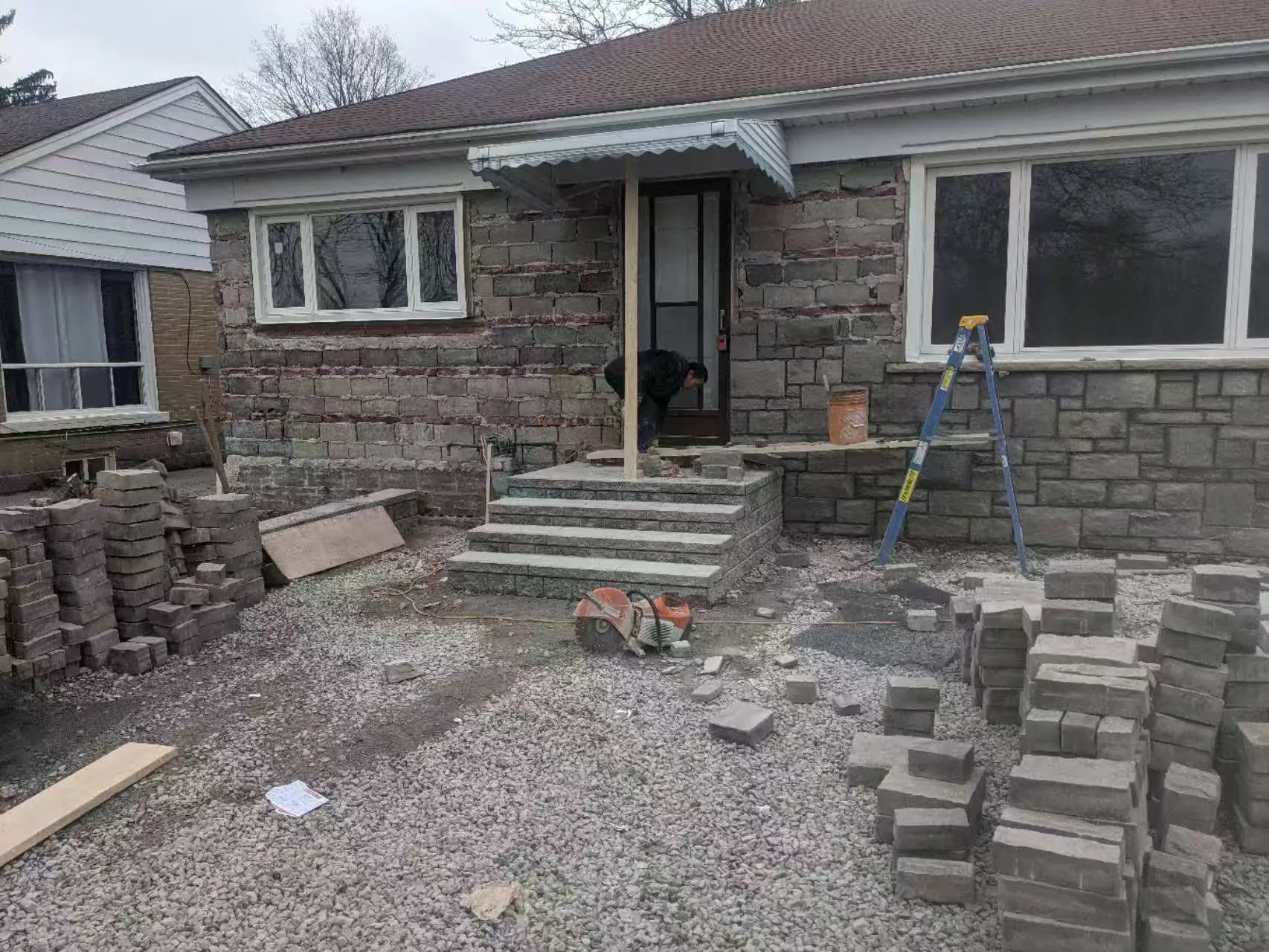 landscape pavement driveway